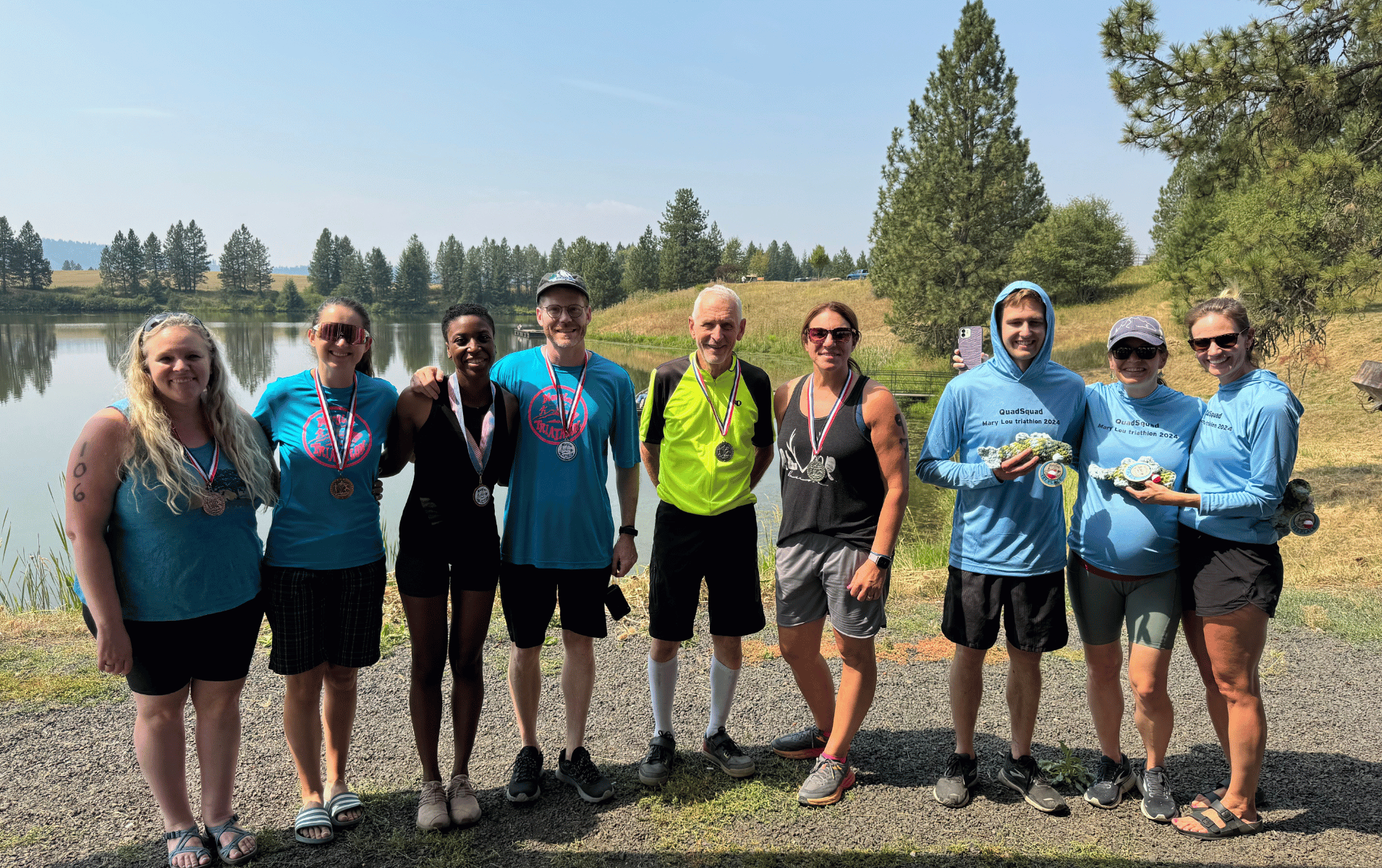 Swim like you're being chased by a duck.